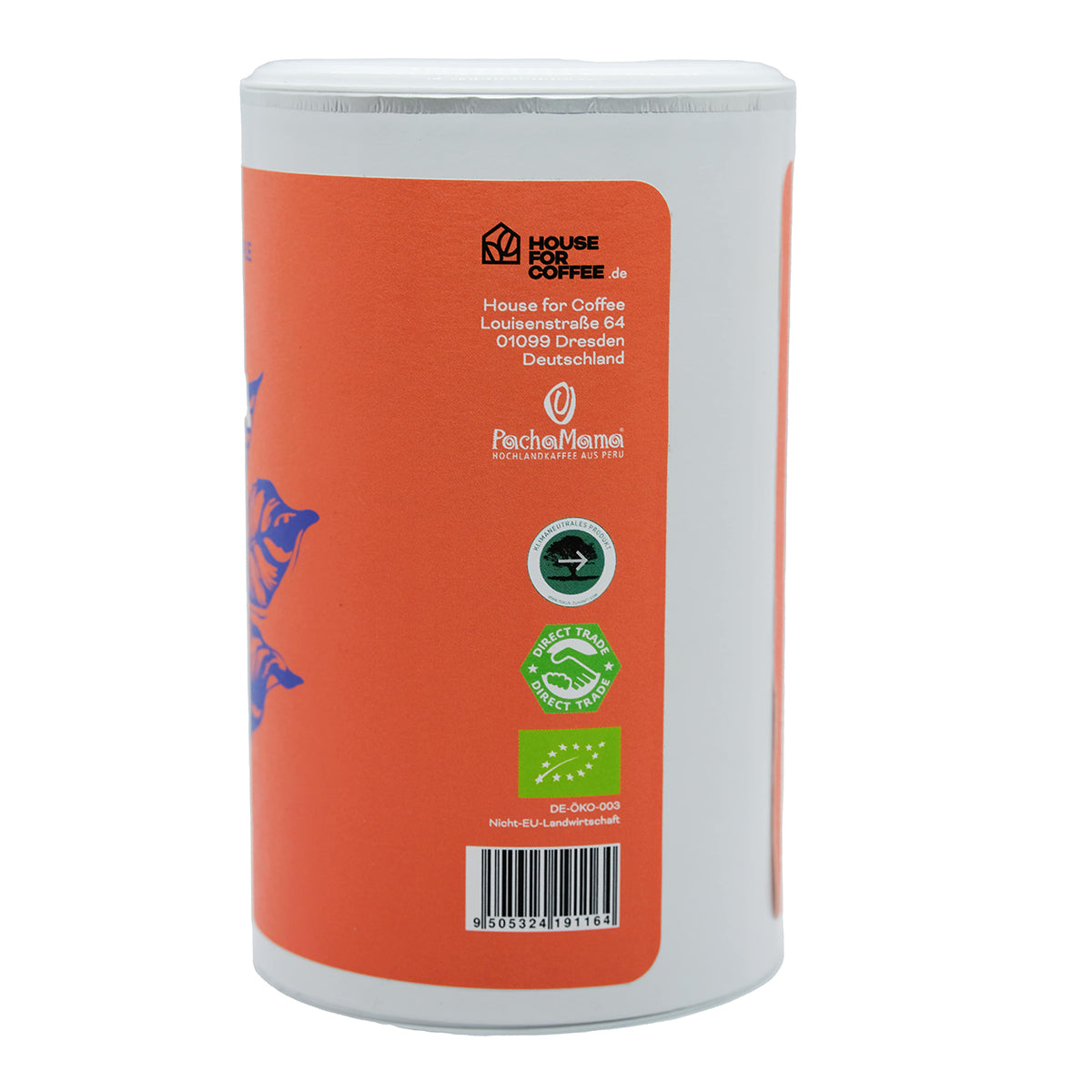 Cascara Orange Tea Front Seitenansicht