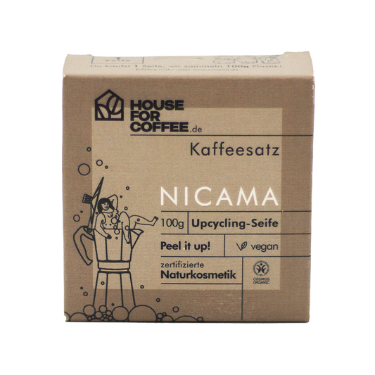 Nicama Kaffeesatz Naturseife